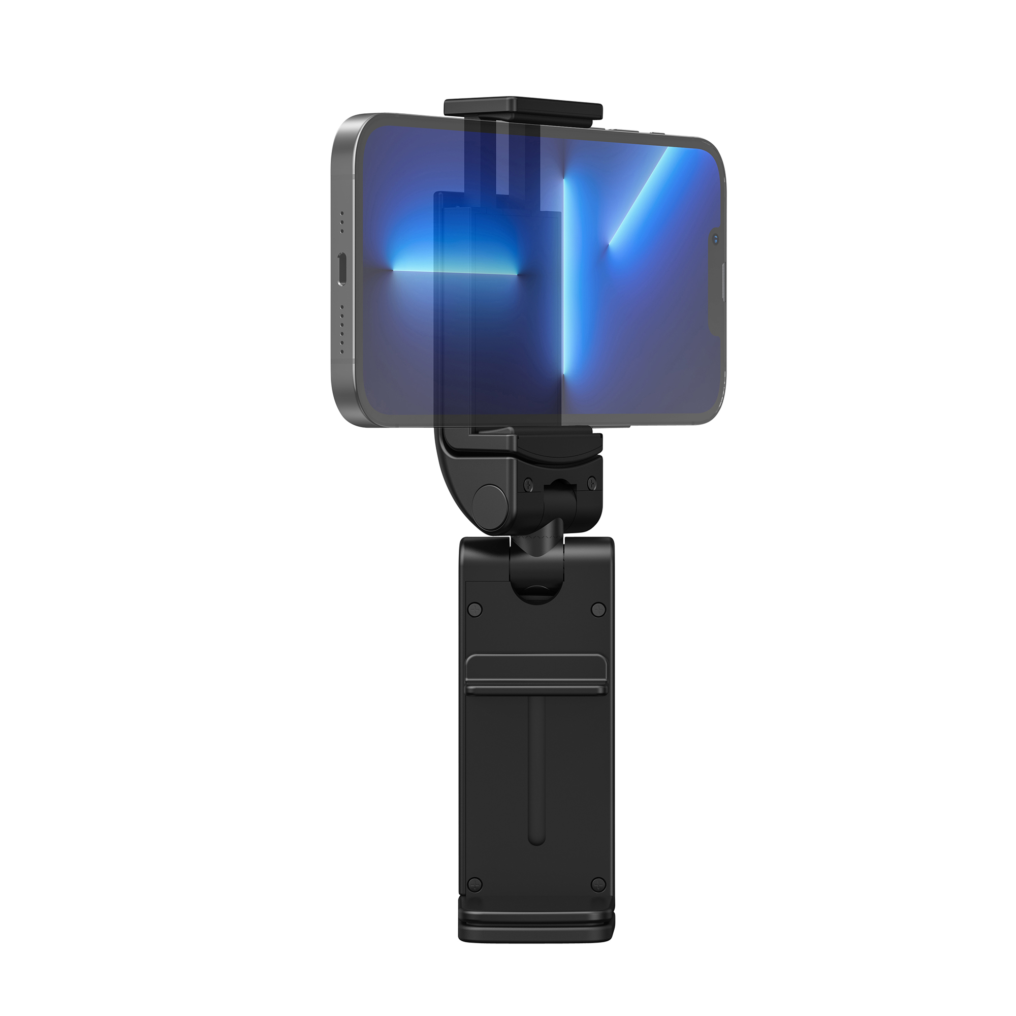 XLAYER Travel Buddy verstellbare Klemmhalterung 360°Drehbar Handyhalterung, Schwarz