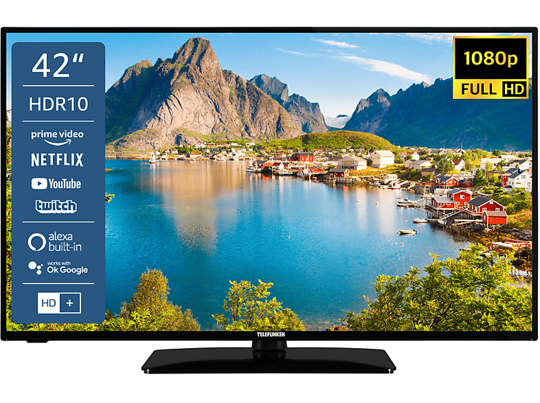 TELEFUNKEN D42F553X1CW LED TV (42 Zoll / 106 cm, Full-HD) | MediaMarkt