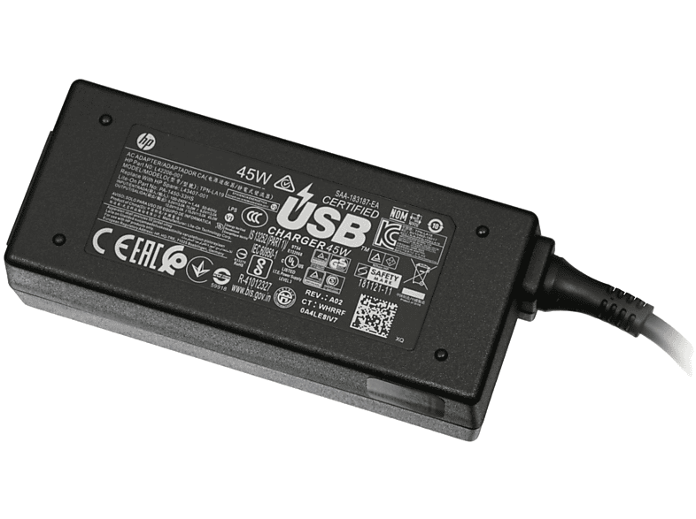 HP 814838-002 Original USB-C Netzteil 45 Watt