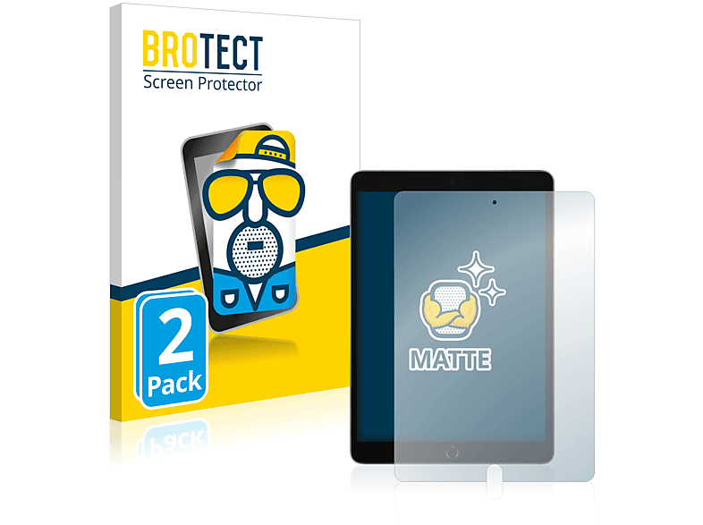 BROTECT 2x matte Schutzfolie(für Apple iPad 10.2\