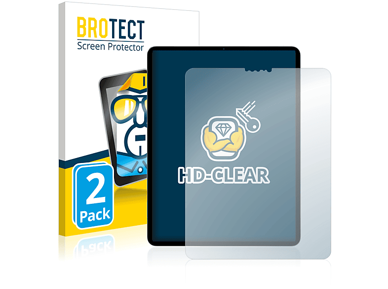 BROTECT 2x klare Schutzfolie(für Apple iPad Pro 11\