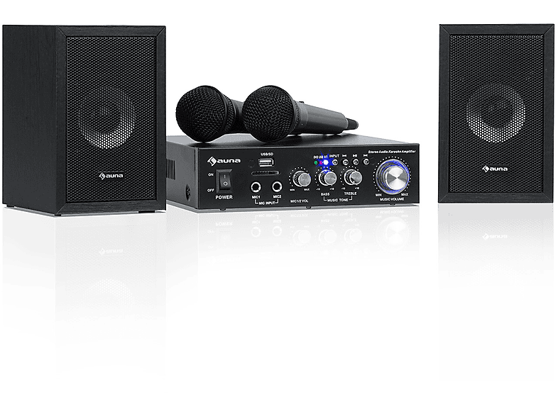 AUNA Karaoke Star 2 Karaoke Set, Schwarz MediaMarkt