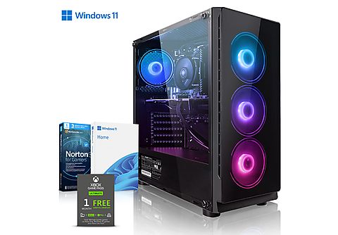 PC gaming - MEGAPORT PC Gaming Intel, Core i3-12100F 4x3,30 GHz, 16 GB RAM, 500 GB SSD, Windows 11 (32 Bit), Windows 11, negro