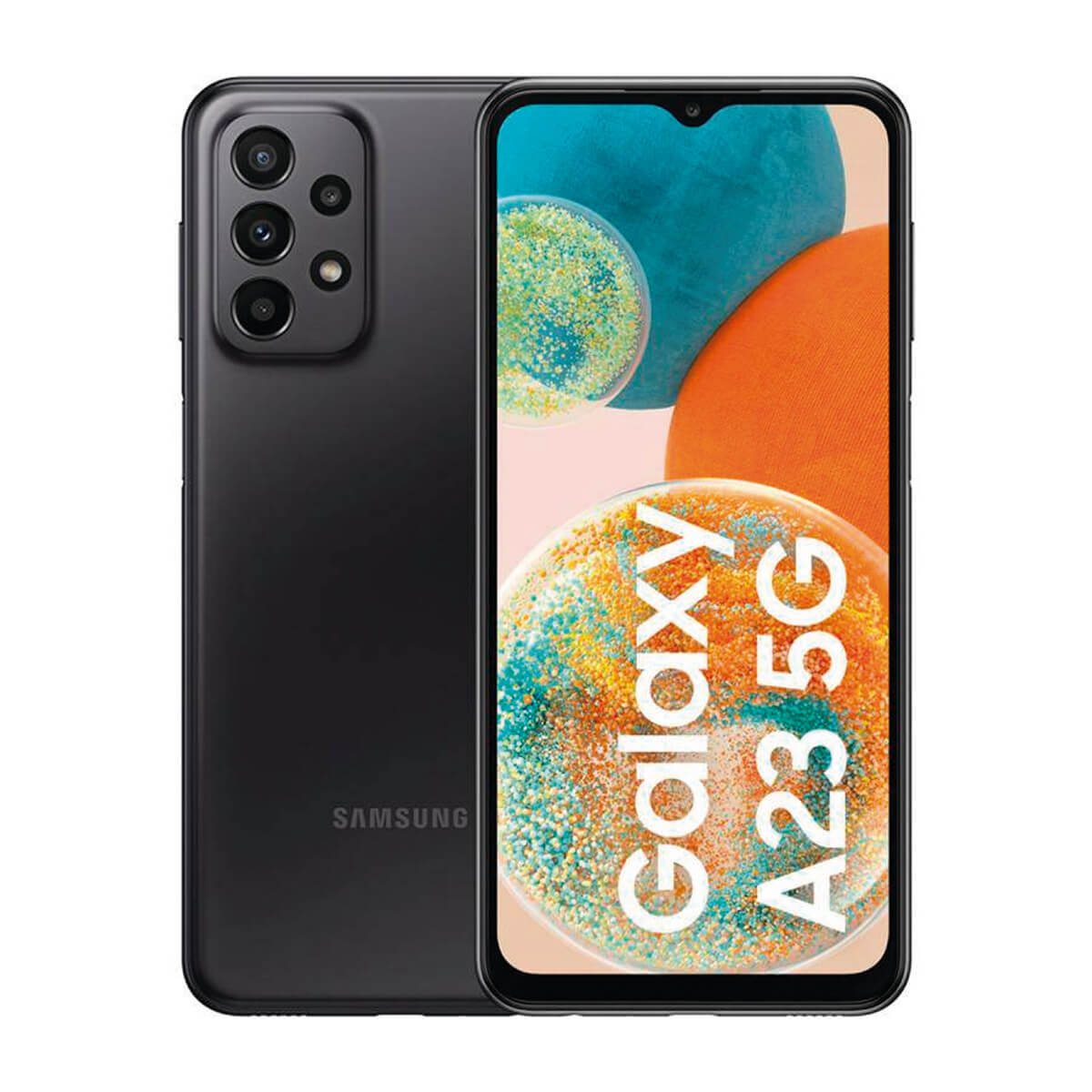 SAMSUNG Galaxy A23 5G, Negro, Móvil, 128 GB, 4 GB RAM, 6,6 ", Qualcomm Snapdragon 695 5G (6 nm), 5000 mAh