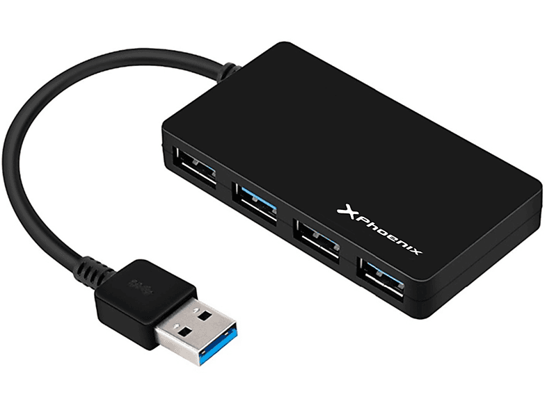 Hub USB | PH4USBHUB3 PHOENIX, Negro | MediaMarkt