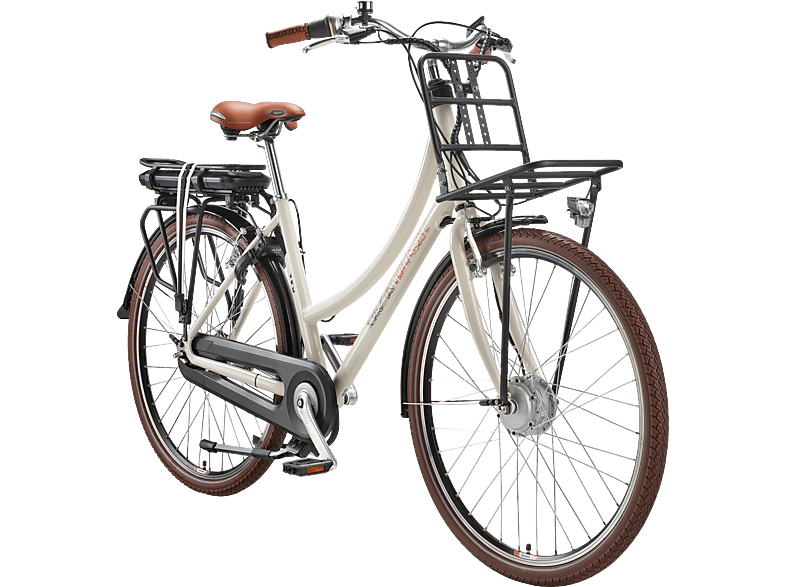 TELEFUNKEN Multitalent RT540 creme Citybike (Laufradgröße: 28 Zoll, Unisex-Rad, 13, Creme) | Unisex E-Bikes