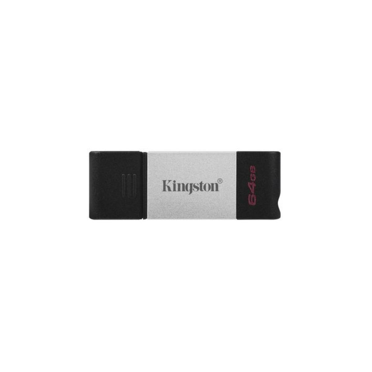 (Schwarz, USB GB) DT80/64GB Stick 64 KINGSTON