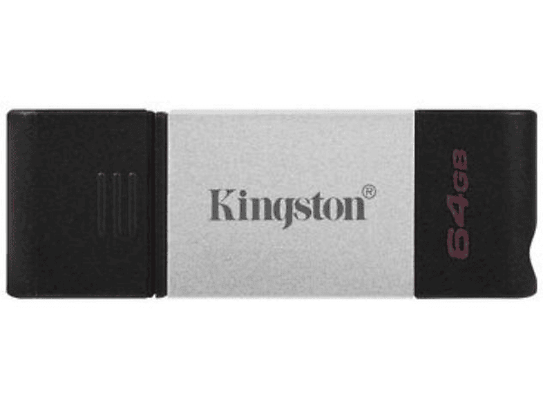 Stick 64 DT80/64GB GB) (Schwarz, USB KINGSTON