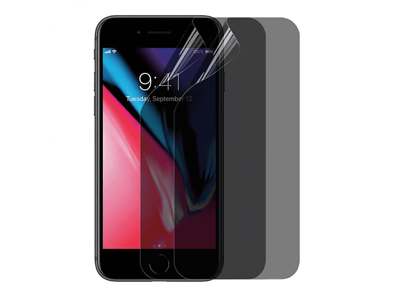 CASEONLINE Apple 3D iPhone Displayschutz(für Plus) 8