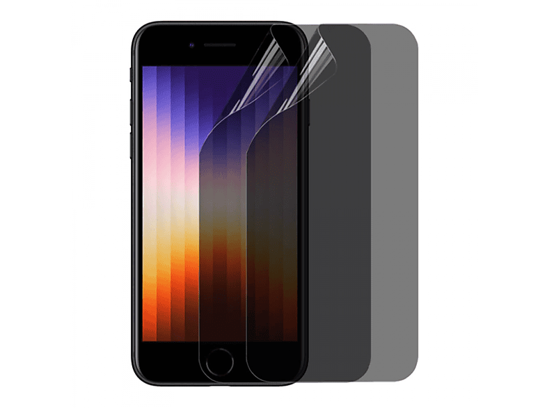 CASEONLINE 3D Displayschutz(für Apple Apple iPhone SE (2022))