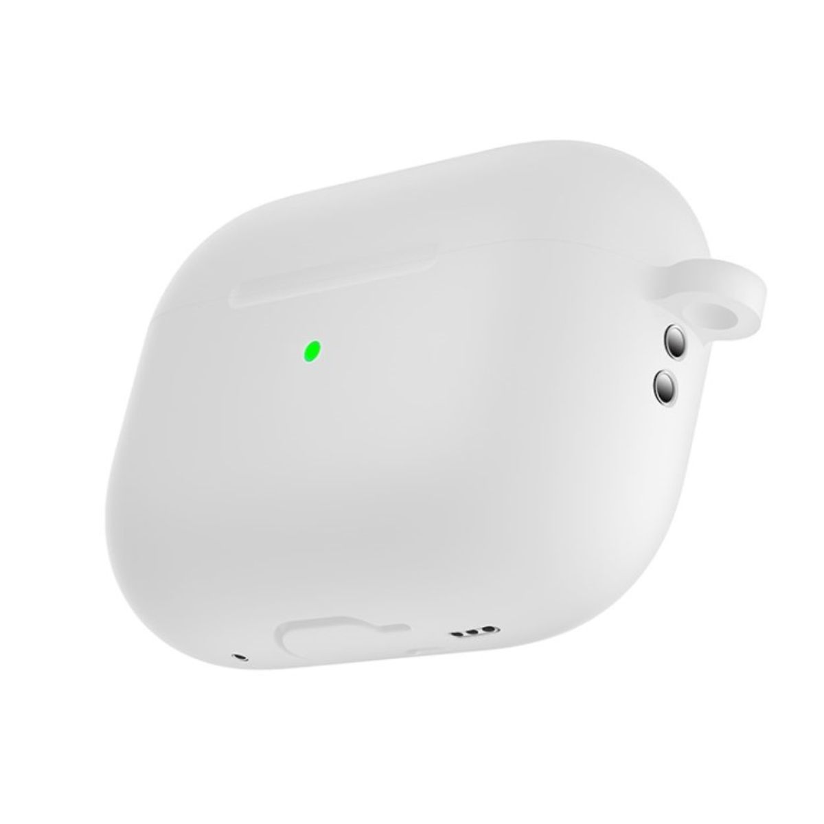 COVERKINGZ Silikoncover Ladecase für Apple Airpods 77379 2 Pro weiß