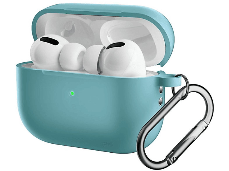 COVERKINGZ Silikoncover Ladecase für Apple Airpods Pro 2 mint, Unisex, 77380