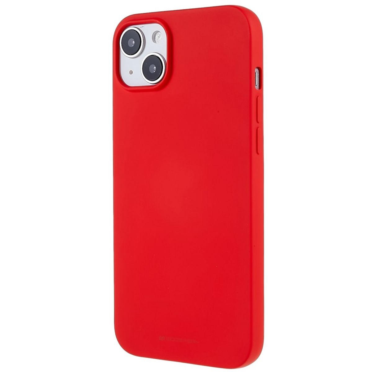 COVERKINGZ Handycase Apple, Backcover, Rot aus 14 Silikon, iPhone Plus