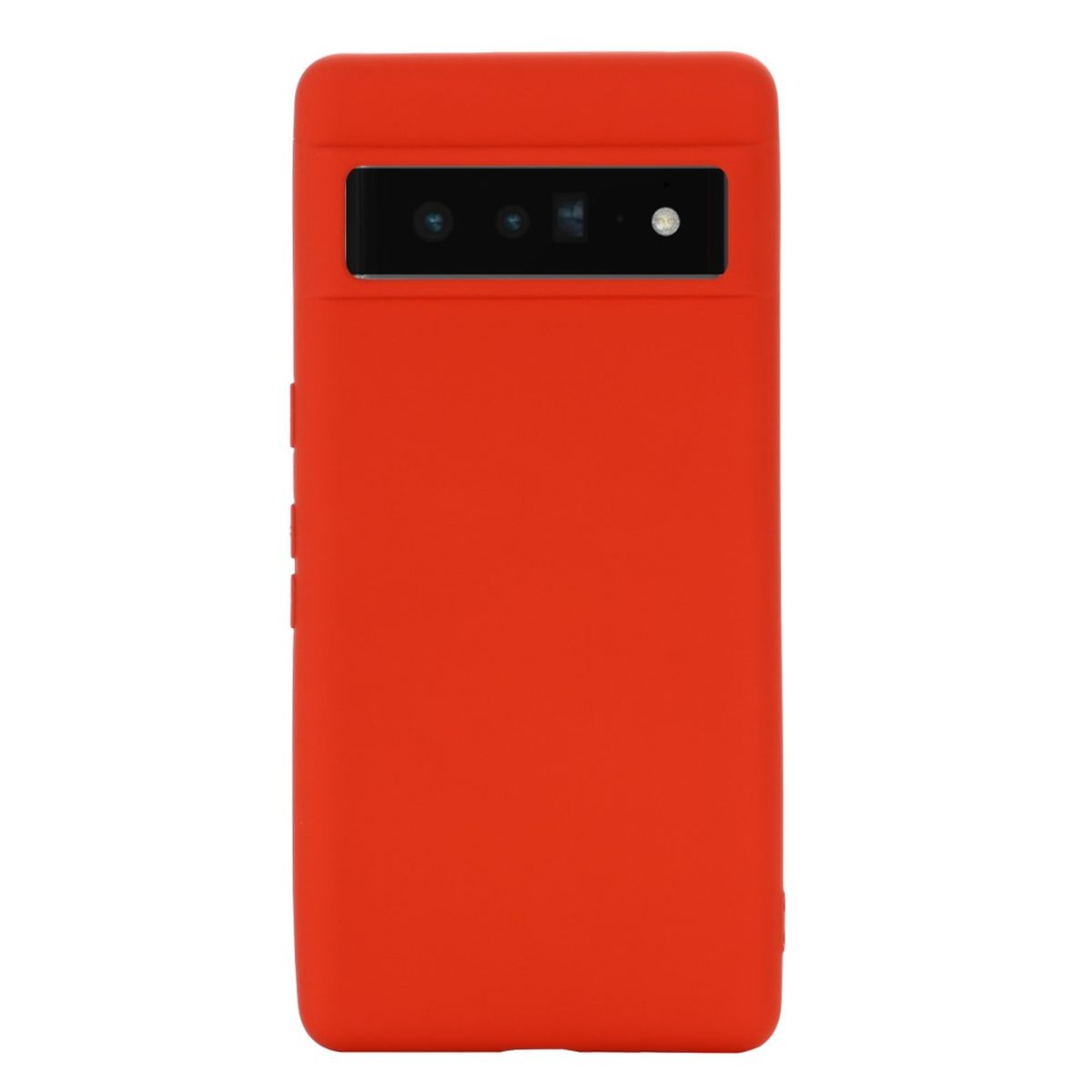 COVERKINGZ Handycase Pixel 7 Backcover, Pro, Silikon, Rot aus Google