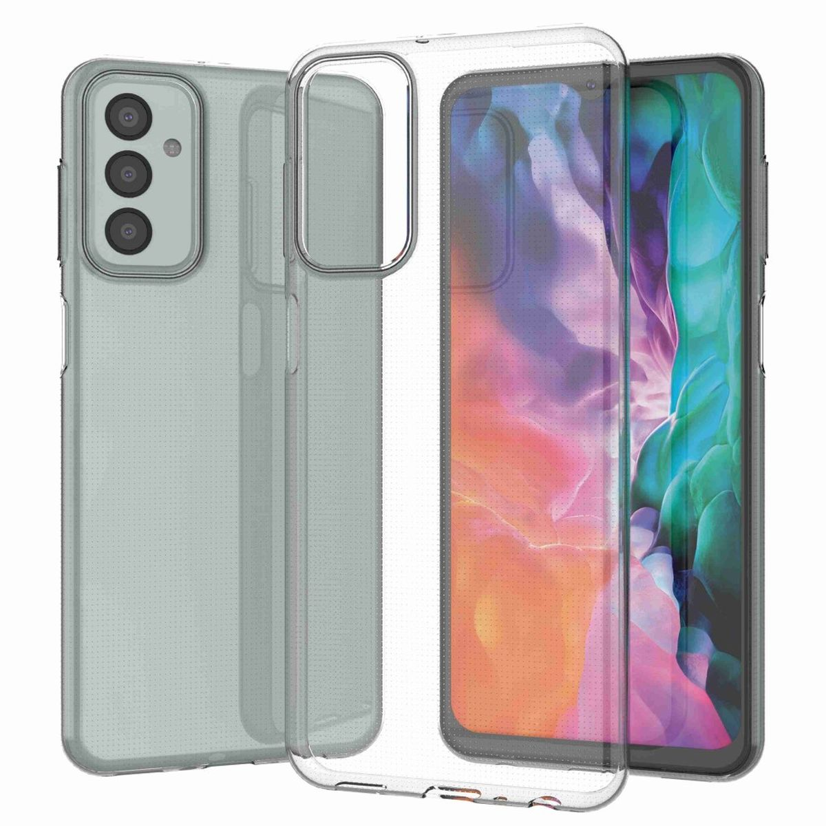 COVERKINGZ Handycase 5G, M23 Samsung, Silikon, Galaxy aus Transparent Backcover