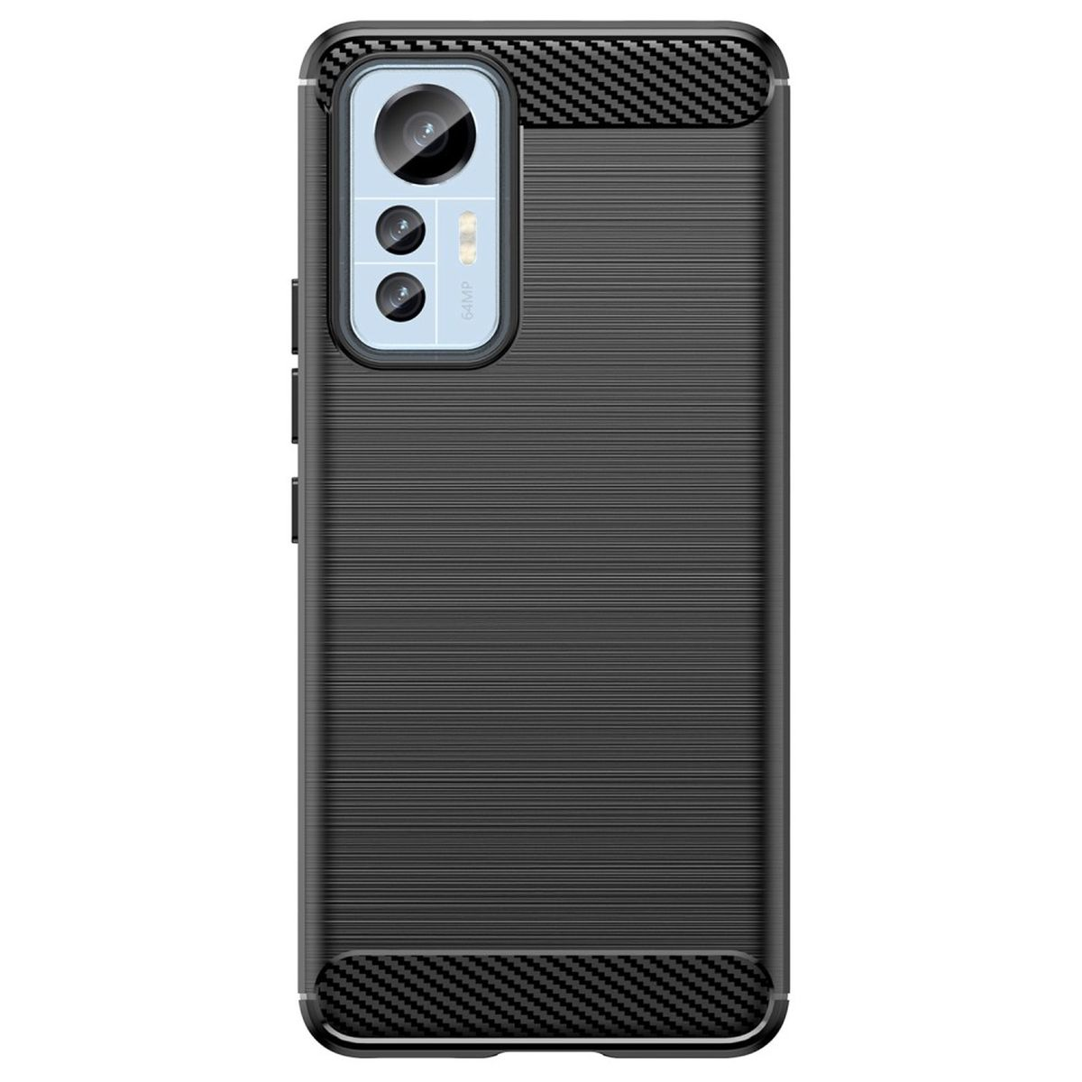 COVERKINGZ Handycase im Carbon Look, Xiaomi, 5G, Lite Backcover, Schwarz 12