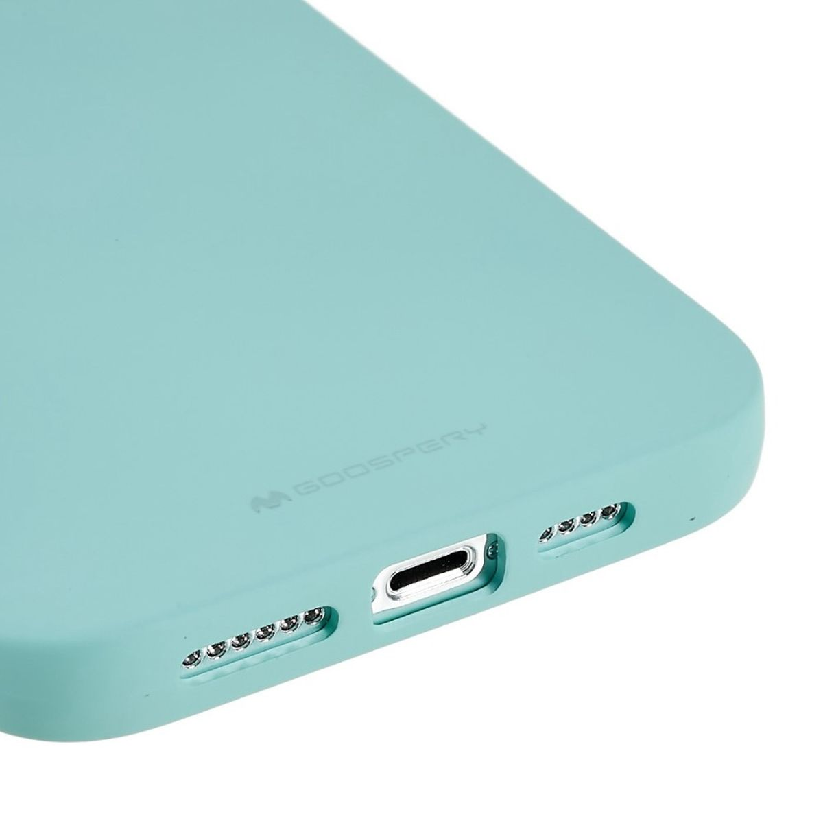 Apple, Backcover, COVERKINGZ iPhone Grün Handycase 14 Max, Pro Silikon, aus
