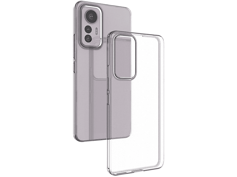 COVERKINGZ Handyhülle Case Ultra dünn, Backcover, Xiaomi, 12 Lite 5G, Transparent