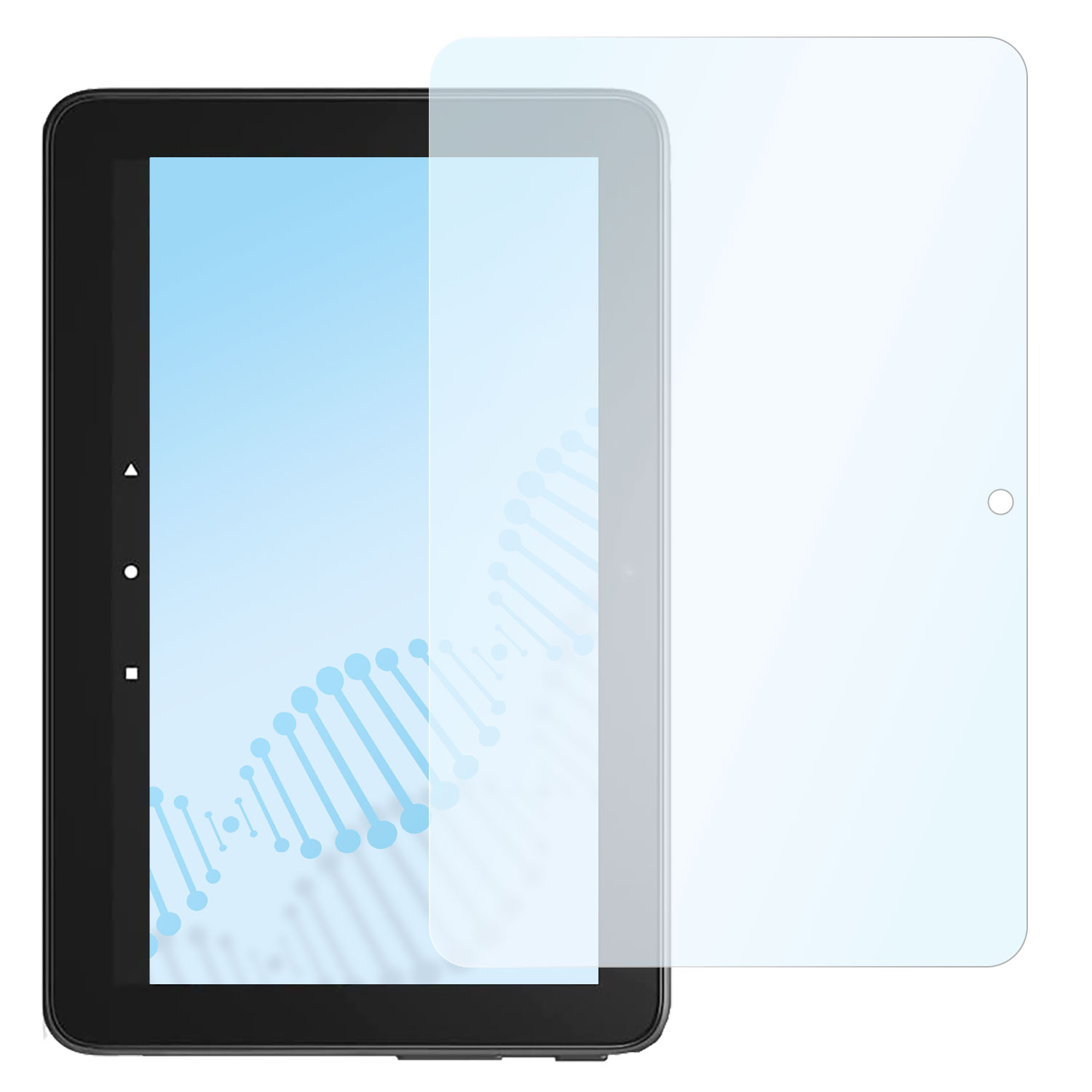 7-Tablet Displayschutz(für SLABO Generation flexibles 12. Hybridglas Fire (2022)) Amazon antibakteriell