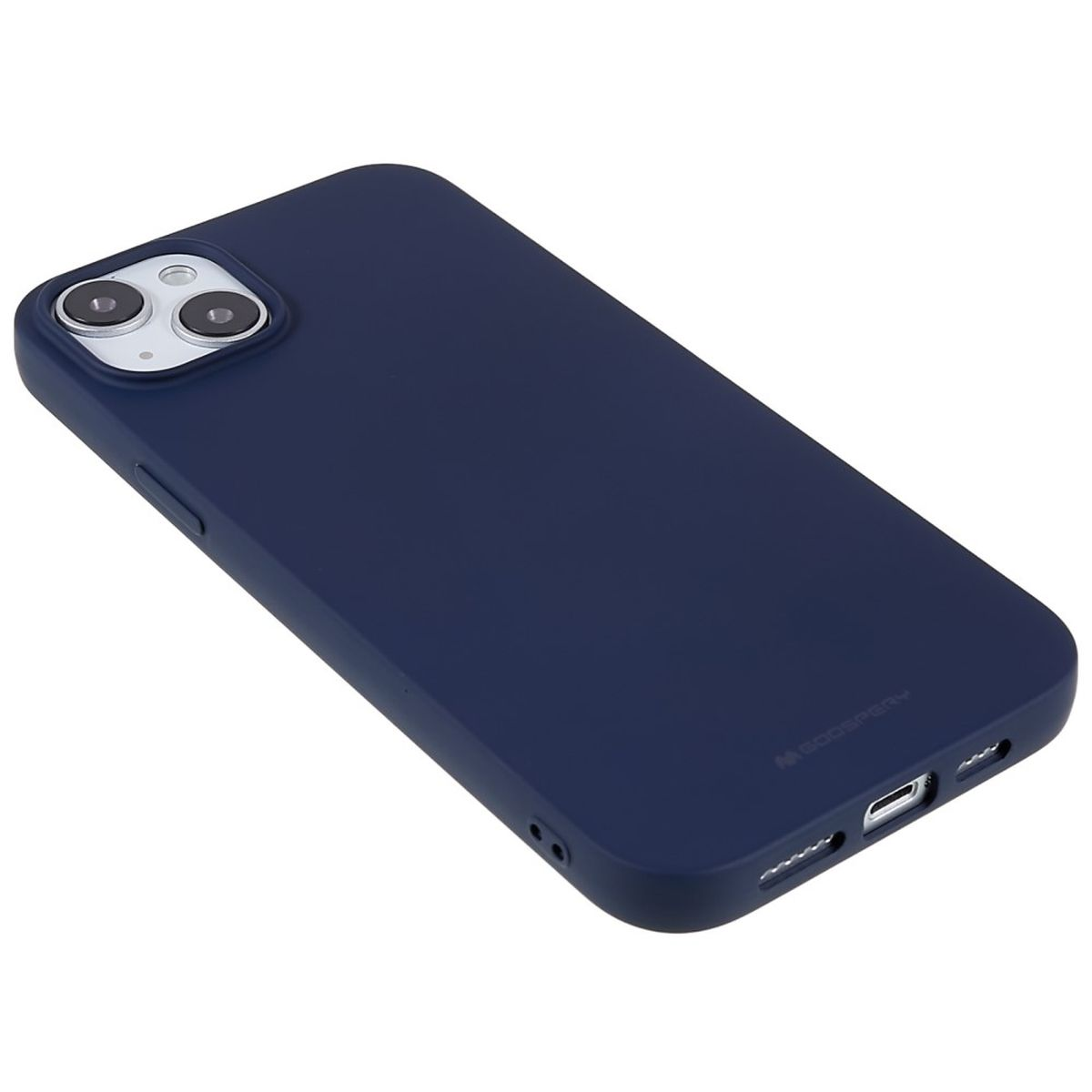 COVERKINGZ iPhone 14 Apple, Handycase Blau Backcover, Plus, Silikon, aus