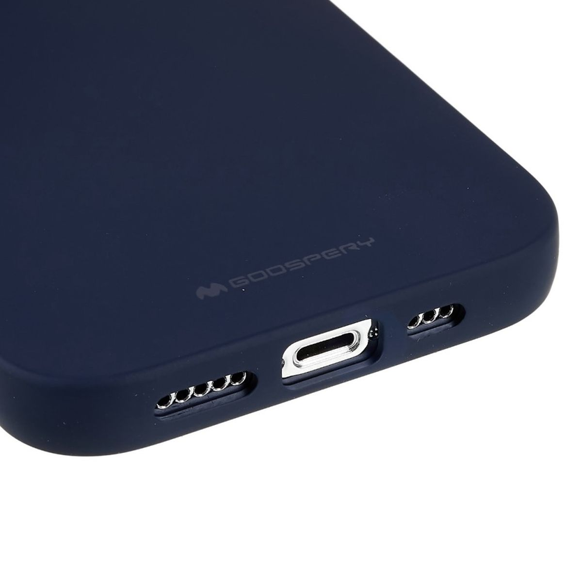 COVERKINGZ aus Handycase Blau Backcover, 14 iPhone Apple, Silikon, Pro,