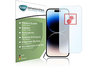 SLABO 2x Panzerschutz Shockproof Displayschutz(für Apple iPhone 14 Pro)