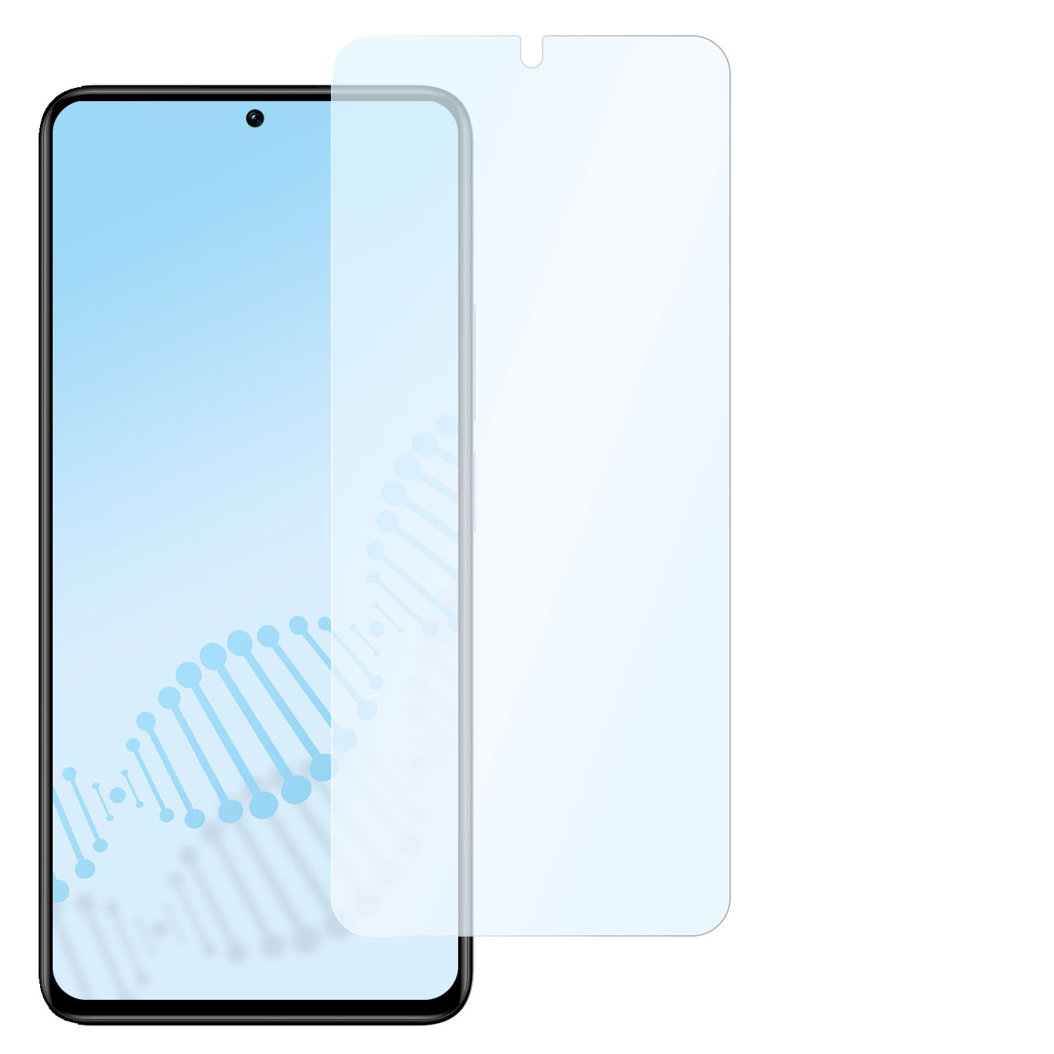 SLABO antibakteriell flexibles Hybridglas Displayschutz (für Xiaomi ...