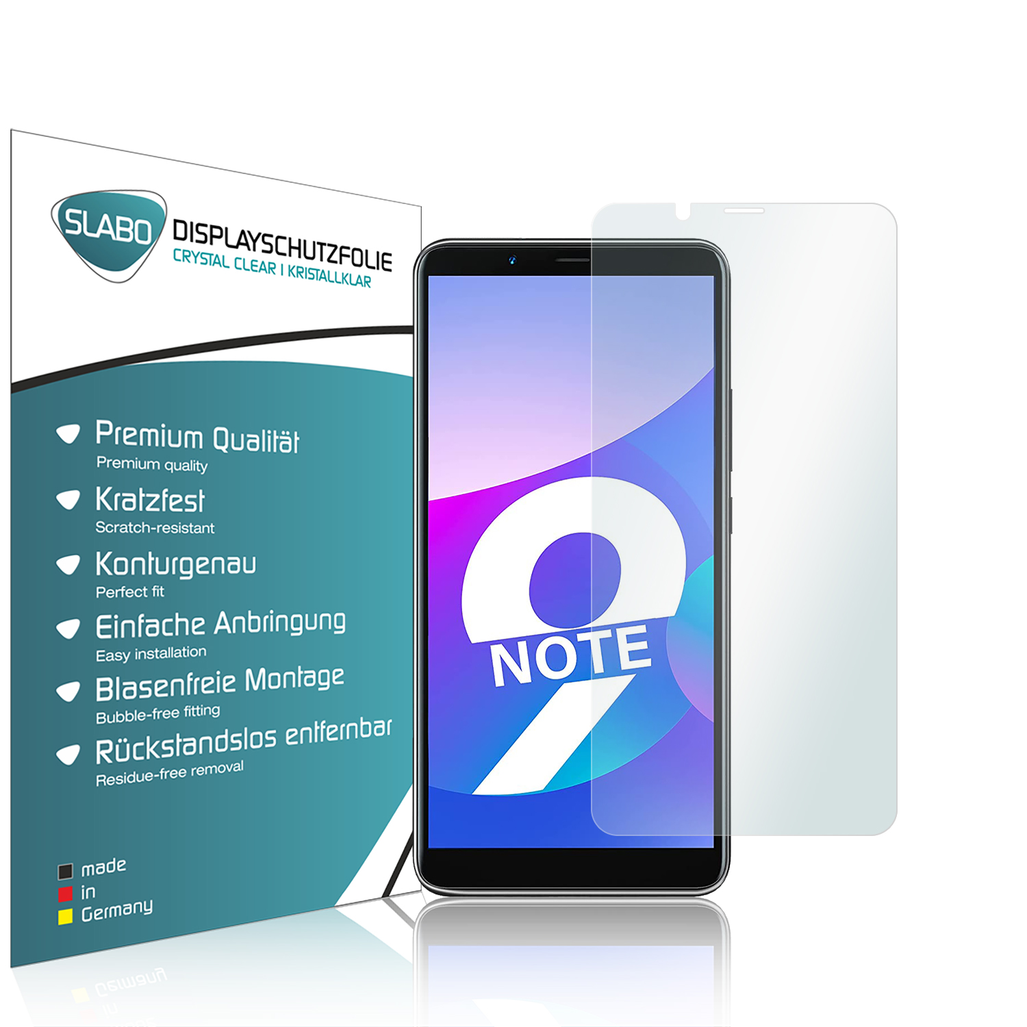SLABO 4 x Crystal Clear Displayschutz (für Cubot Note 9) | MediaMarkt