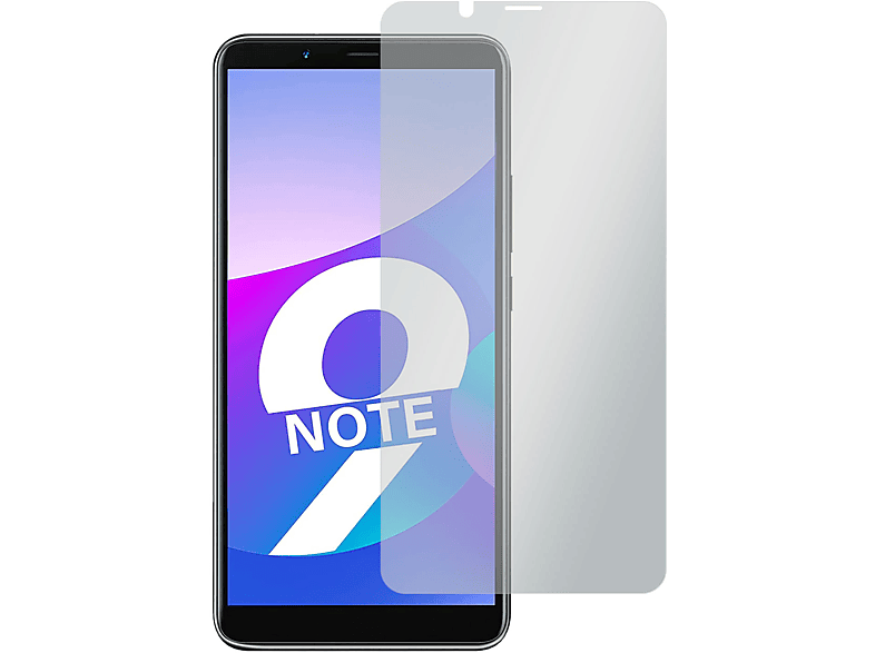 SLABO 4 x No Reflexion Cubot Note 9) Displayschutz(für