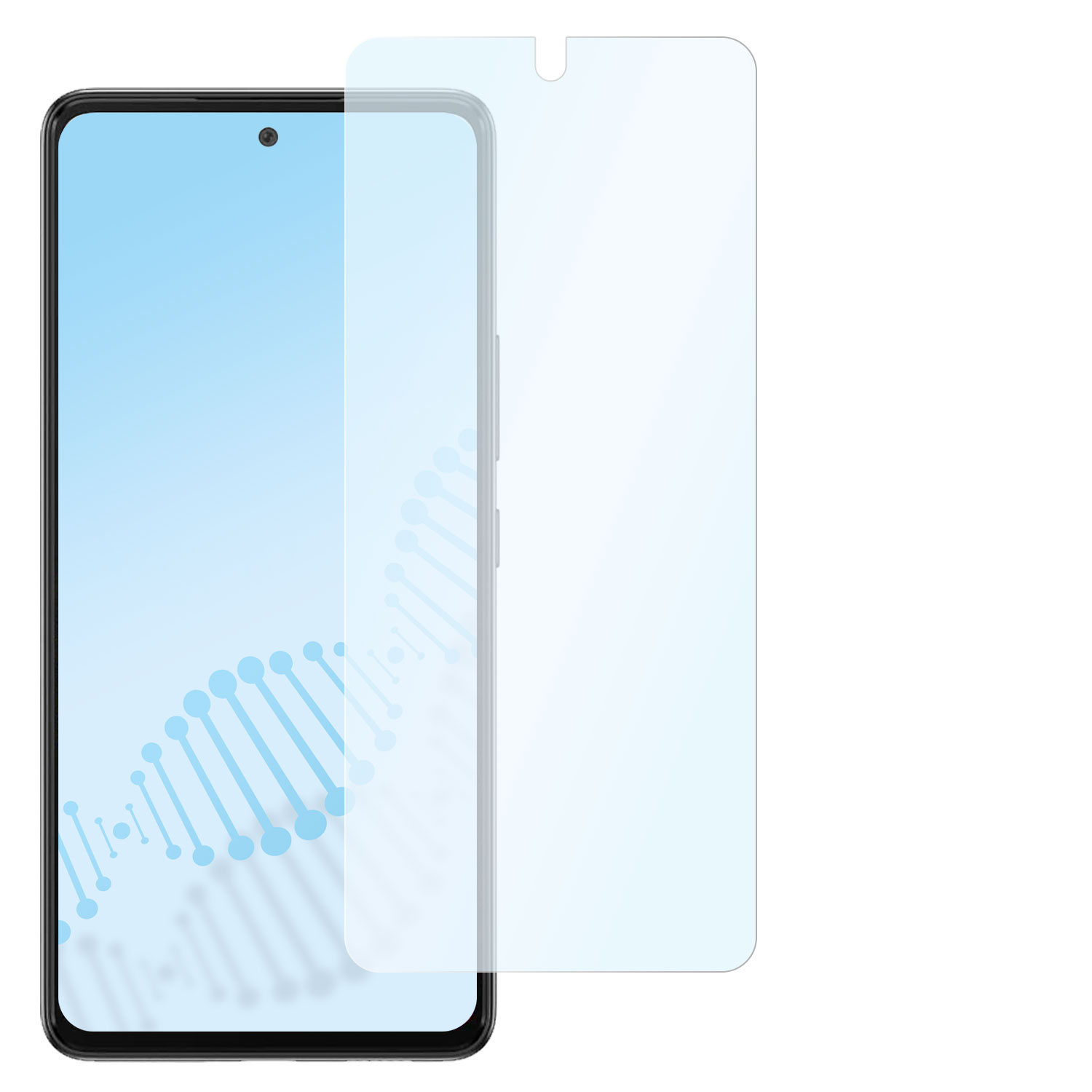 SLABO antibakteriell flexibles Hybridglas Displayschutz(für 5G) Galaxy Samsung A33