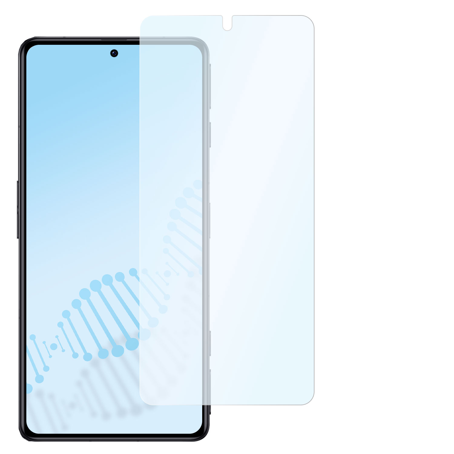 POCO GT) Xiaomi antibakteriell F4 flexibles SLABO Displayschutz(für Hybridglas