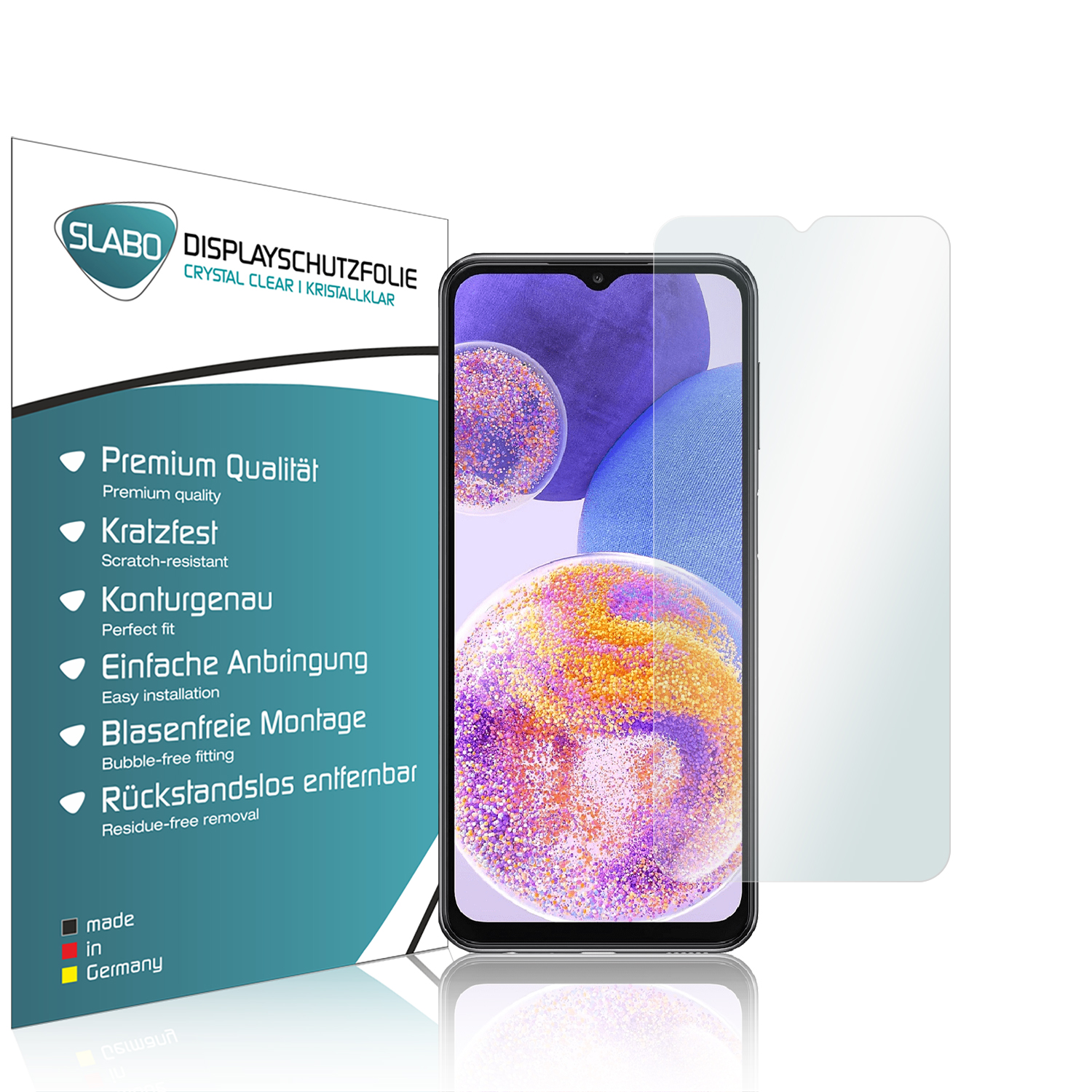 Clear A23 Galaxy 5G) x 4 Samsung SLABO M33 | Crystal Galaxy Displayschutz(für