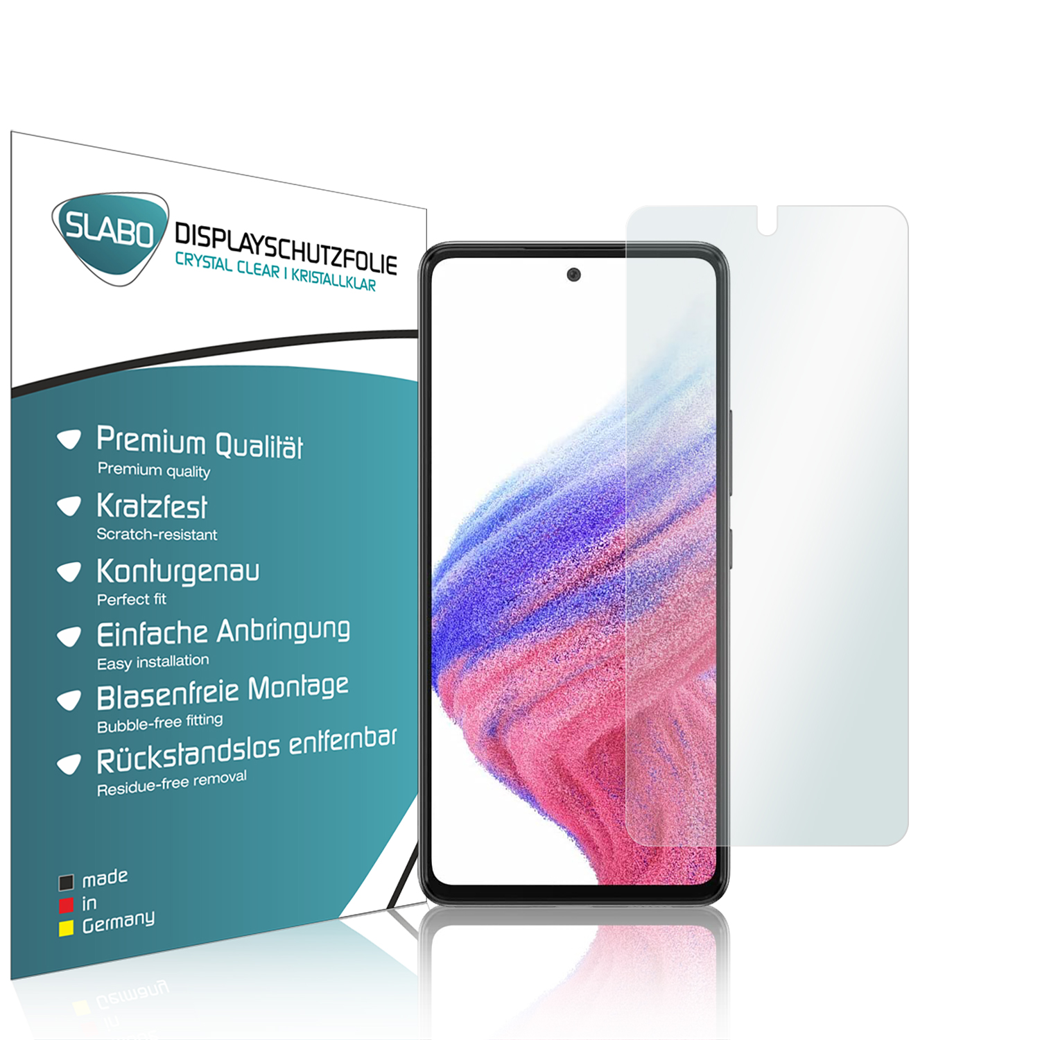 Galaxy A33 Samsung x SLABO 4 5G) Clear Displayschutz(für Crystal