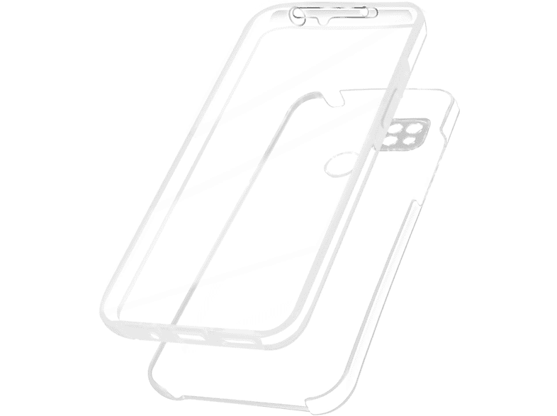 AVIZAR Vorder- Rückseite Schutzhülle, Full Series, Cover Cover, Xiaomi, Redmi 10A, Full Transparent