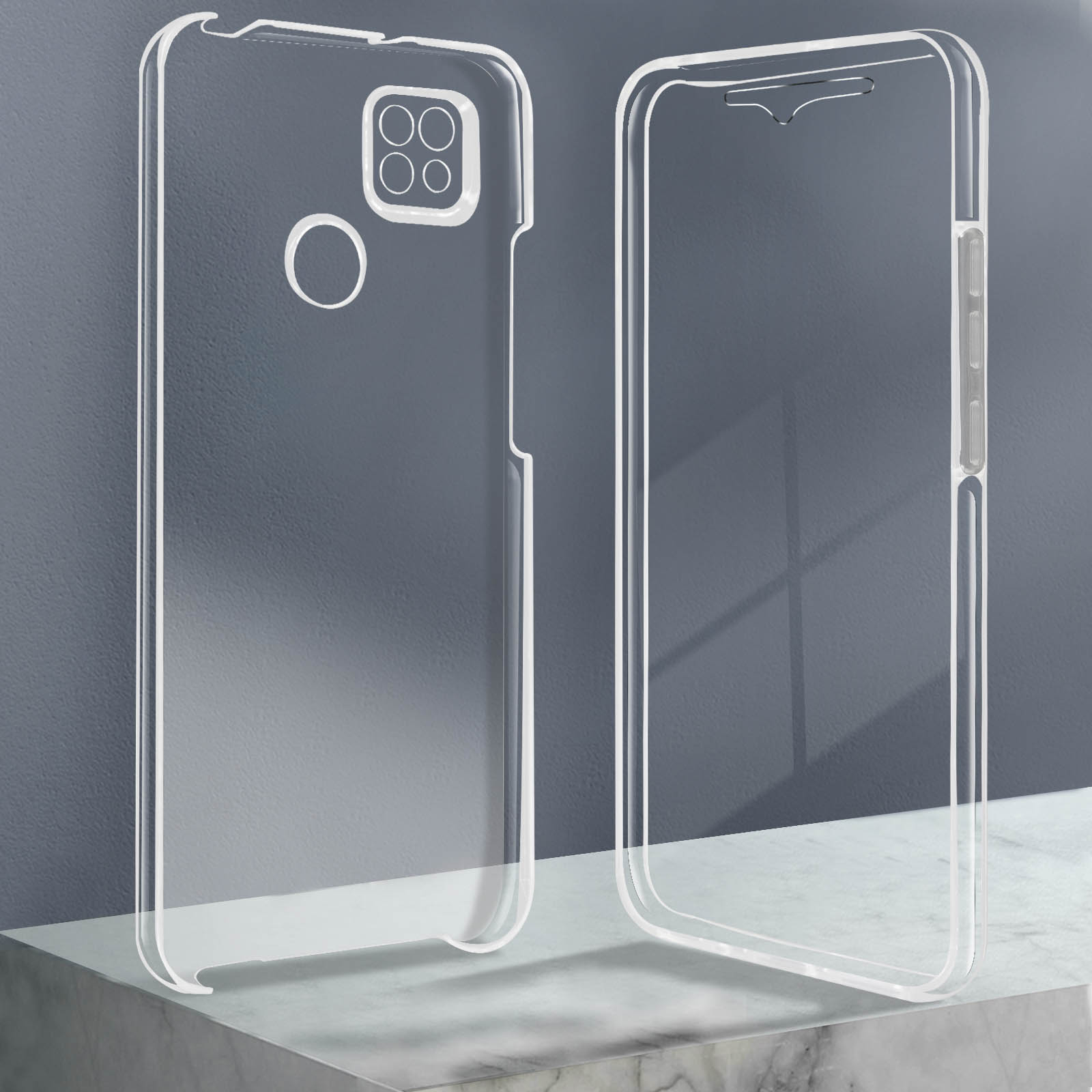 Full Rückseite Xiaomi, Transparent Cover Redmi Vorder- Schutzhülle, Cover, AVIZAR 10A, Series, Full