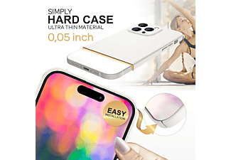 NALIA Extra Dünne Handyhülle, Backcover, Apple, iPhone 14 Pro, Weiß