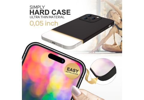 NALIA Handy Hülle für iPhone 12 / iPhone 12 Pro, Slim Hard Case