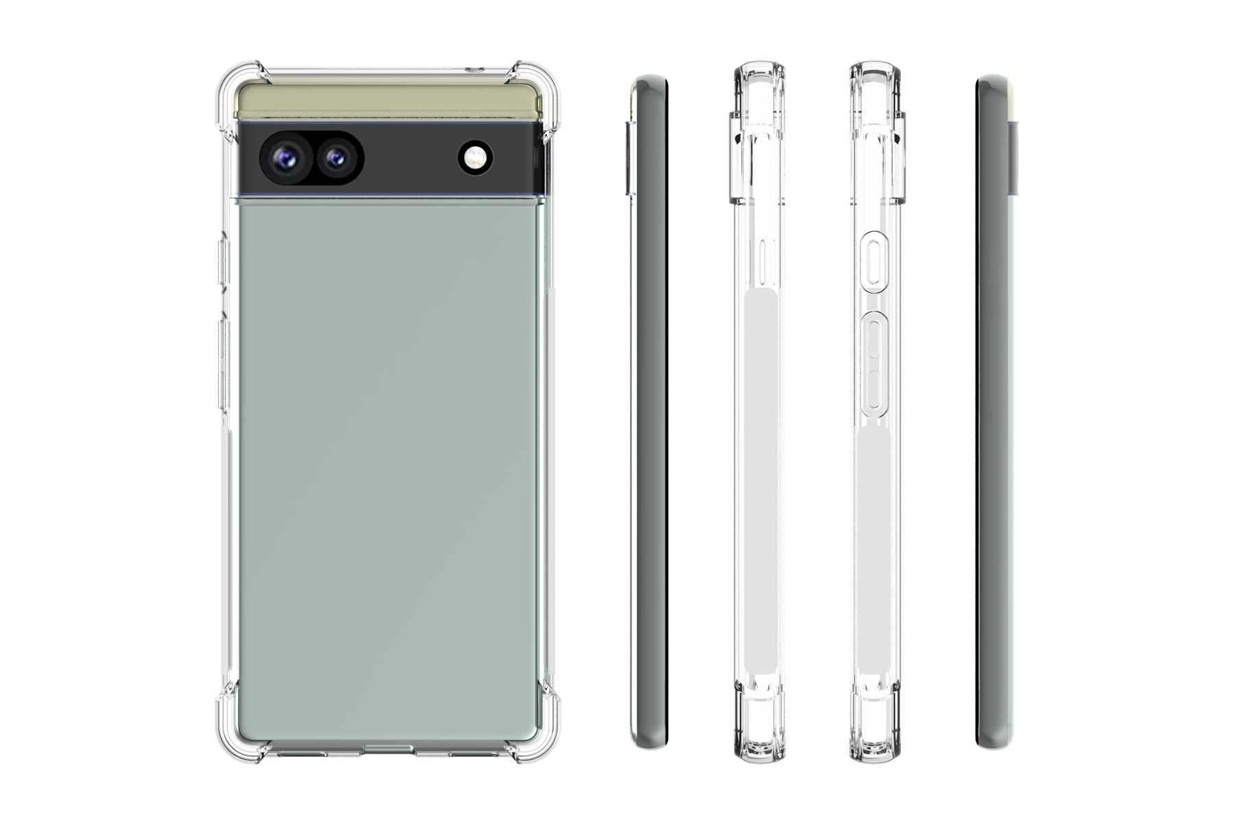 MTB MORE ENERGY Clear Backcover, Transparent Case, Pixel Google, Armor 6a