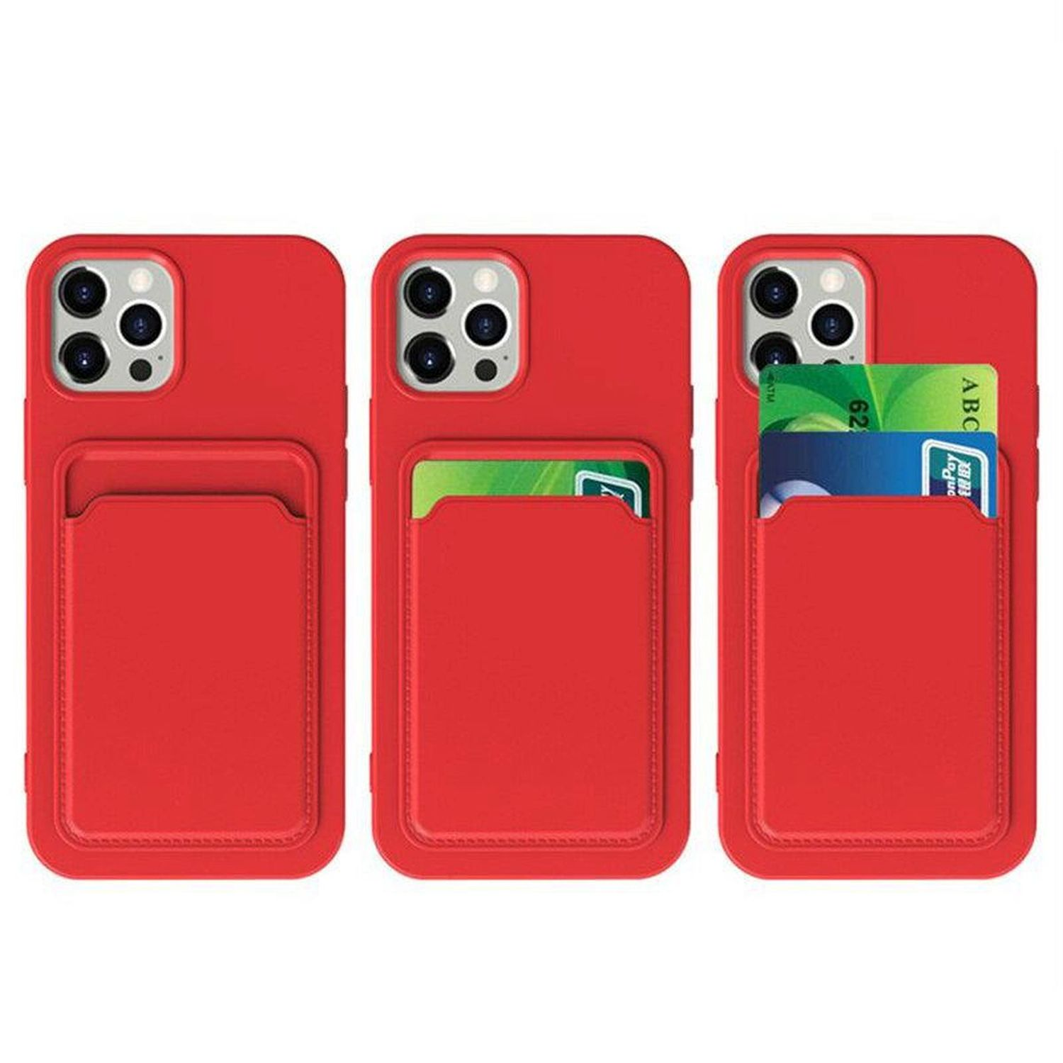 Schutzhülle, Samsung, Card COFI Galaxy Backcover, A04s, Case Rot