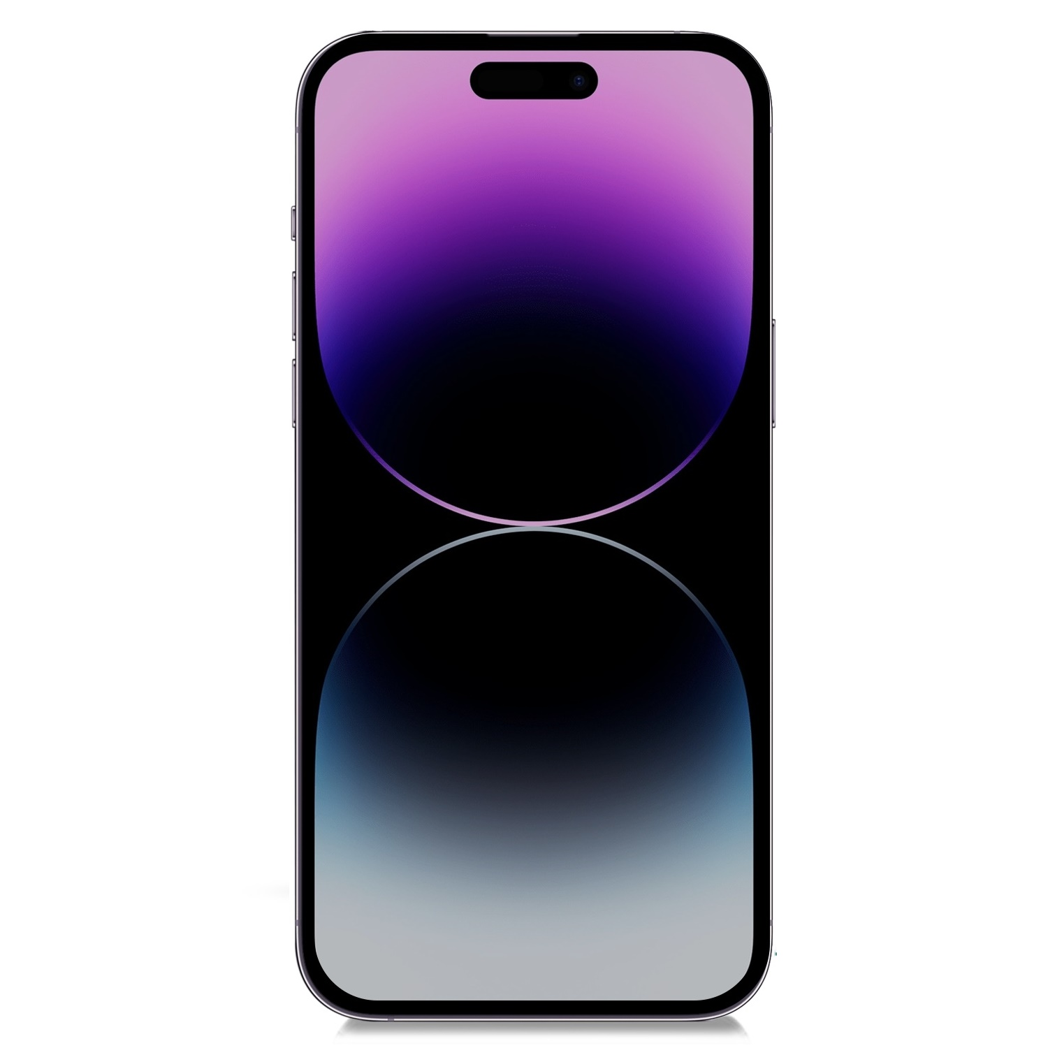 Ein Telefon mit einem Bildschirm, der ein farbenfrohes, abstraktes Design zeigt.