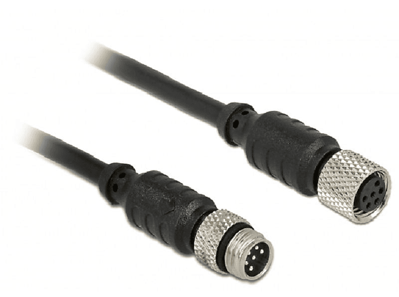 DELOCK 12642 Serielles Kabel (RS232), Schwarz | Kabel & Adapter