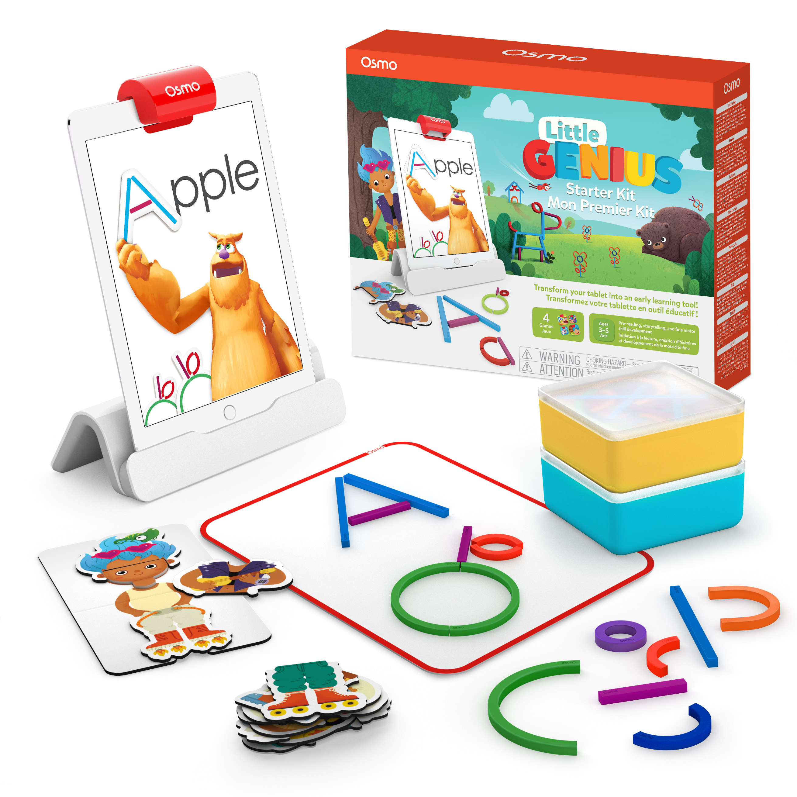 OSMO Little Genius Starter Kit Weiß Lernspiel