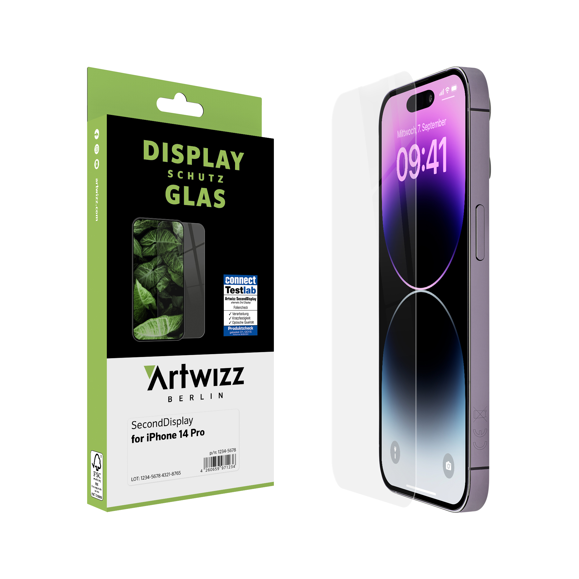 ARTWIZZ Pro) Apple Displayschutz(für 14 iPhone SecondDisplay