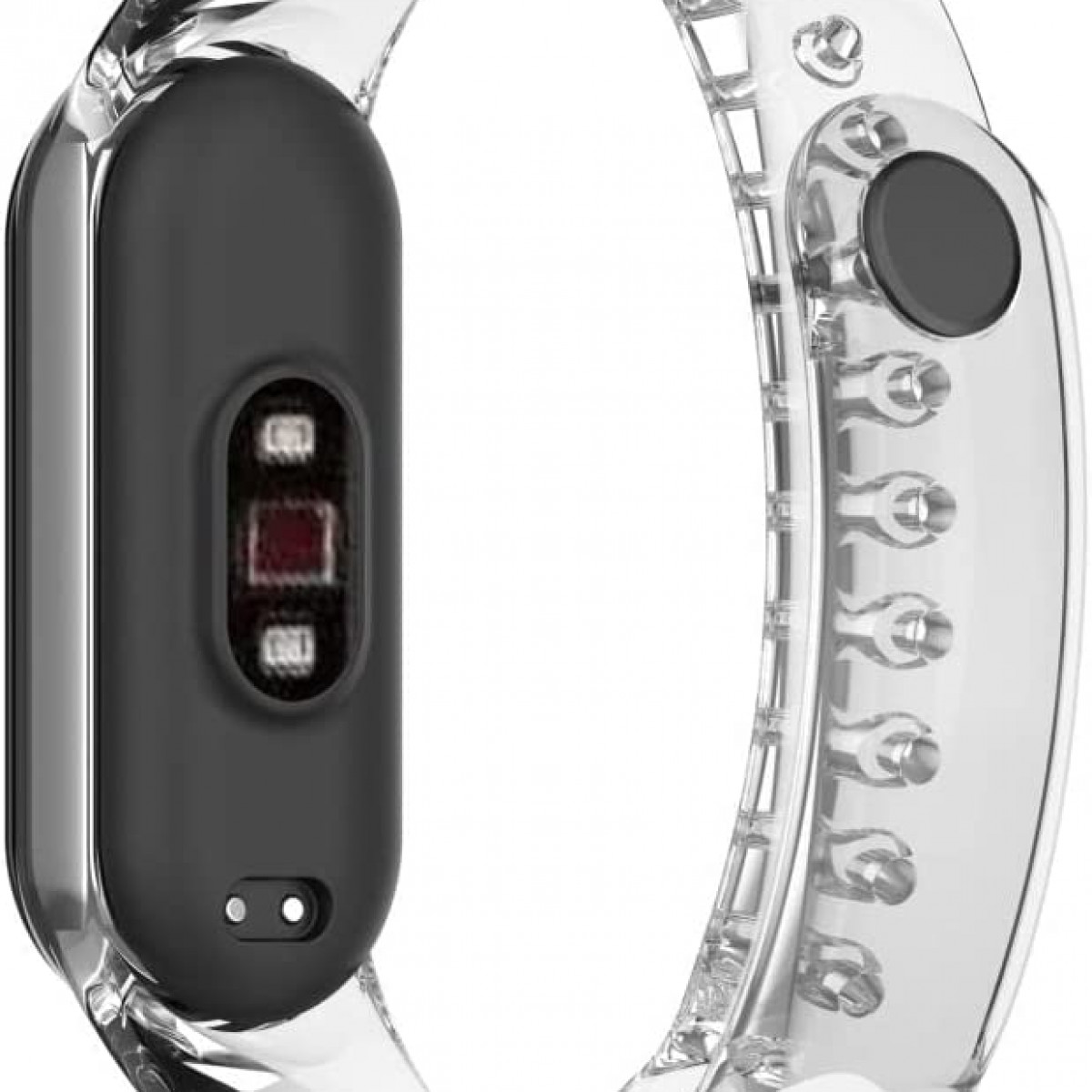 INF Uhrarmband, Ersatzarmband, Xiaomi, Mi Band 5/6, Transparent