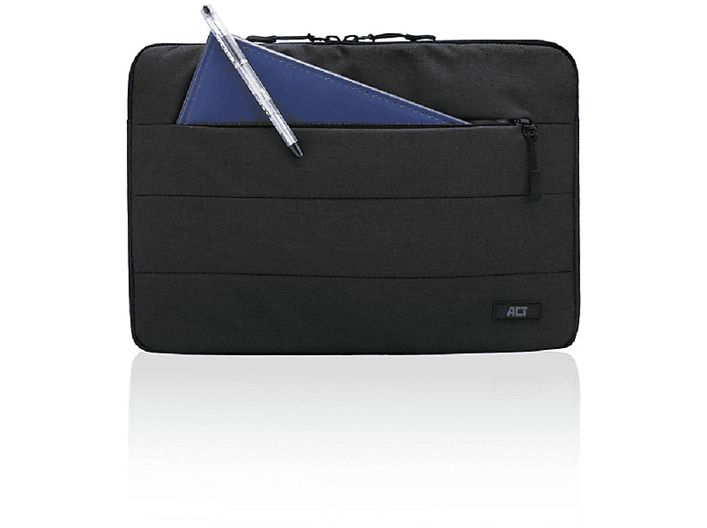 Polyester, Notebooktasche Laptop-Tasche Sleeve City ACT für AC8510 schwarz universal