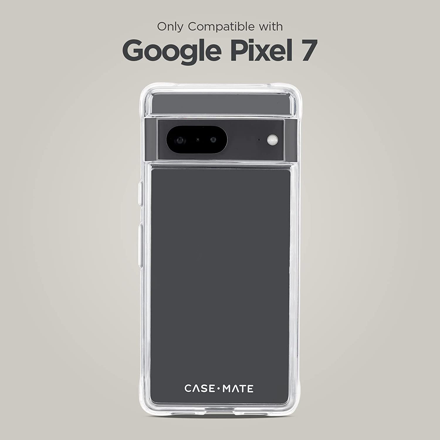 Tough Pixel Clear, Transparent Google, Backcover, 7, CASE-MATE