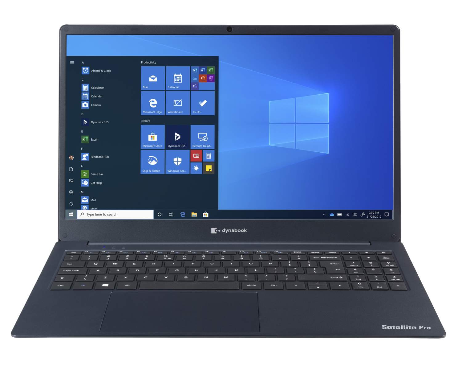 Portátil - Satellite Pro C50-G-104 DYNABOOK, 15,6 ", HD, Intel Core, 8 GB, 256 GB, Intel UHD Graphics, No Azul