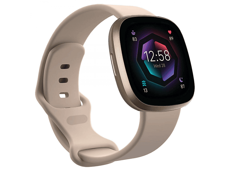 Fitbit, Smartband, 2, Silicone, Sense CASEONLINE Pink Sand