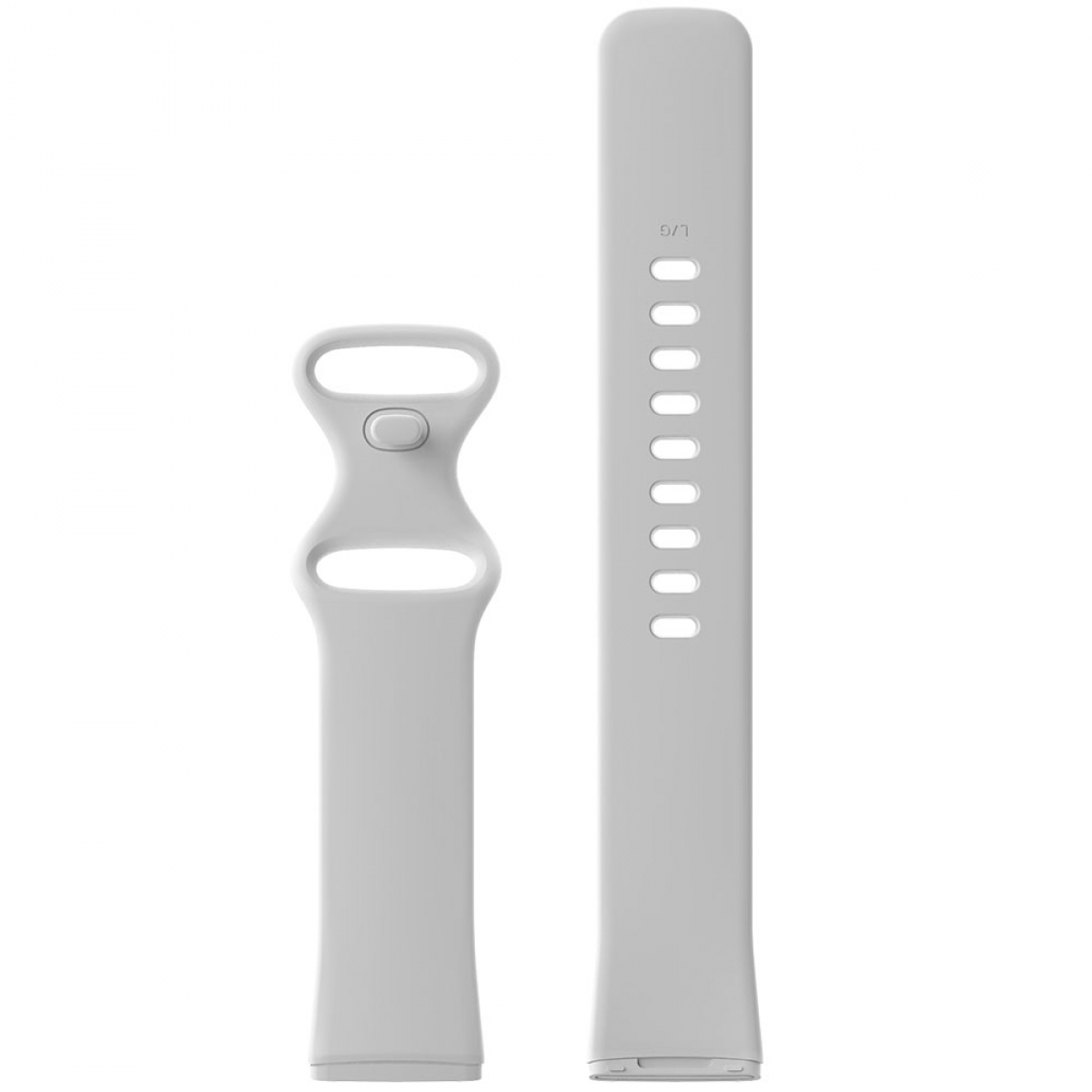 Smartband, Fitbit, CASEONLINE Silicone, 2, Sense Weiß