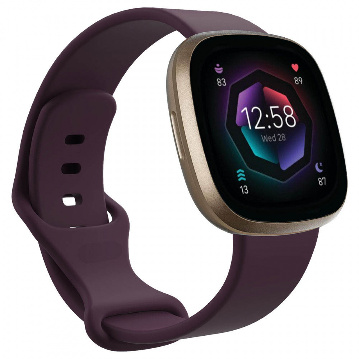 Fitbit, 2, CASEONLINE Smartband, Sense Silicone, Violett